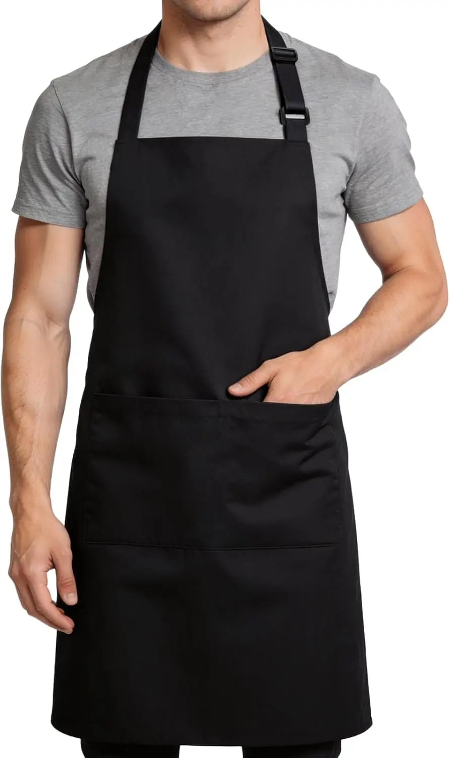 Water & Oil Resistant Chef Apron with 2 Large Pockets, Unisex Cooking Kitchen Apron
Water & Oil Resistant Chef Apron with 2 Large Pockets, Unisex Cooking Kitchen Apron