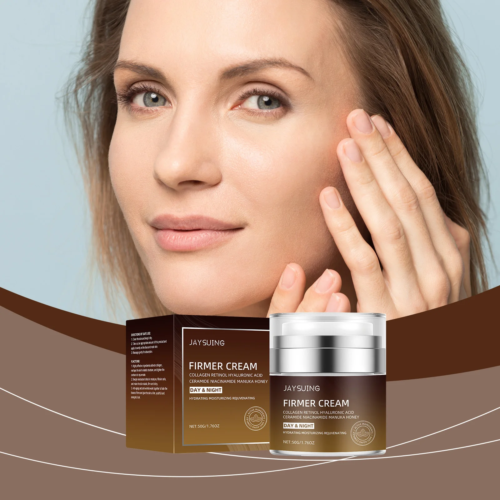 Anti Aging Retinol Face Cream Collagen Boost Wrinkle Tightening Lift Neck Cream Hydrating Hyaluronic Acid Firming Moisturizer
Anti Aging Retinol Face Cream Collagen Boost Wrinkle Tightening Lift Neck Cream Hydrating Hyaluronic Acid Firming Moisturizer
