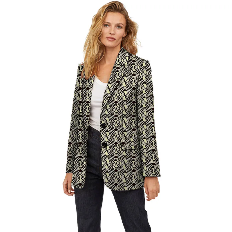 African Couture Ankara Blazer Women Long Suit Jackets Wax Print Coats Tailor Made Casual Outerwear
African Couture Ankara Blazer Women Long Suit Jackets Wax Print Coats Tailor Made Casual Outerwear