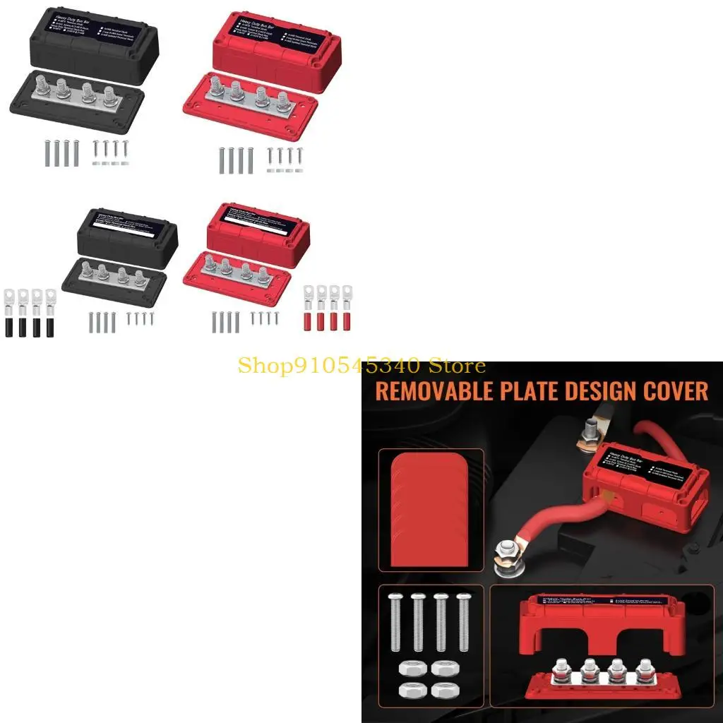 U2JA Covered Bus Bar Terminal Block 48V 100A Power Distribution Block
U2JA Covered Bus Bar Terminal Block 48V 100A Power Distribution Block