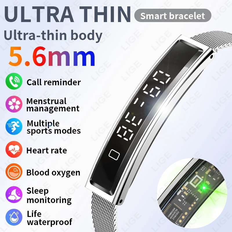 New Men Women Smart Bracelet 24H Sleep Tracker All-Day Continuous Heart Rate Monitor Step Counting Sport Band Fitness Smartwatch
New Men Women Smart Bracelet 24H Sleep Tracker All-Day Continuous Heart Rate Monitor Step Counting Sport Band Fitness Smartwatch
