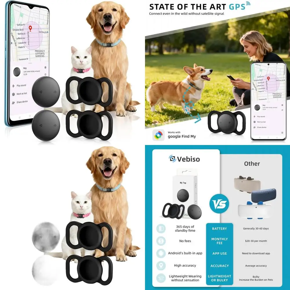 Комплект из 2 GPS-трекеров для животных: водонепроницаемые, без ежемесячных плат, идеально подходят для собак, кошек, детей и ценных вещей
Комплект из 2 GPS-трекеров для животных: водонепроницаемые, без ежемесячных плат, идеально подходят для собак, кошек, детей и ценных вещей