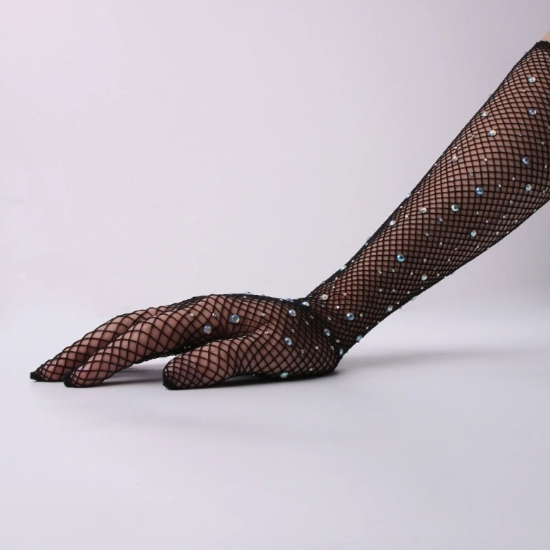 2 Pair Mesh Full Finger Arm Sleeves Long Gloves Long Sexy Rhinestones Diamond Fishnet Gloves for Outdoor Drop shipping
2 Pair Mesh Full Finger Arm Sleeves Long Gloves Long Sexy Rhinestones Diamond Fishnet Gloves for Outdoor Drop shipping