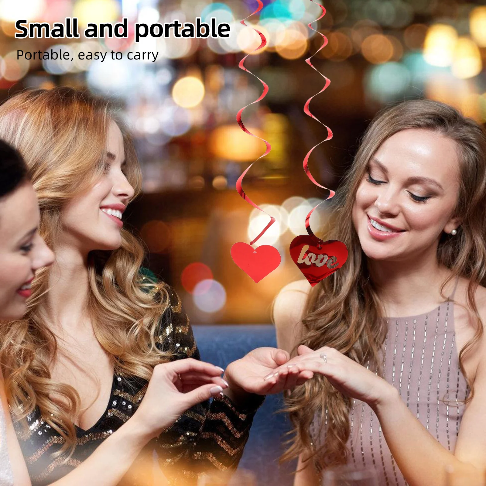 1 Set Heart Swirl Hanging Ornaments Valentine'S Day Decor Spiral Hollow Love Heart Decoration For Wedding Anniversary Engagement
1 Set Heart Swirl Hanging Ornaments Valentine'S Day Decor Spiral Hollow Love Heart Decoration For Wedding Anniversary Engagement