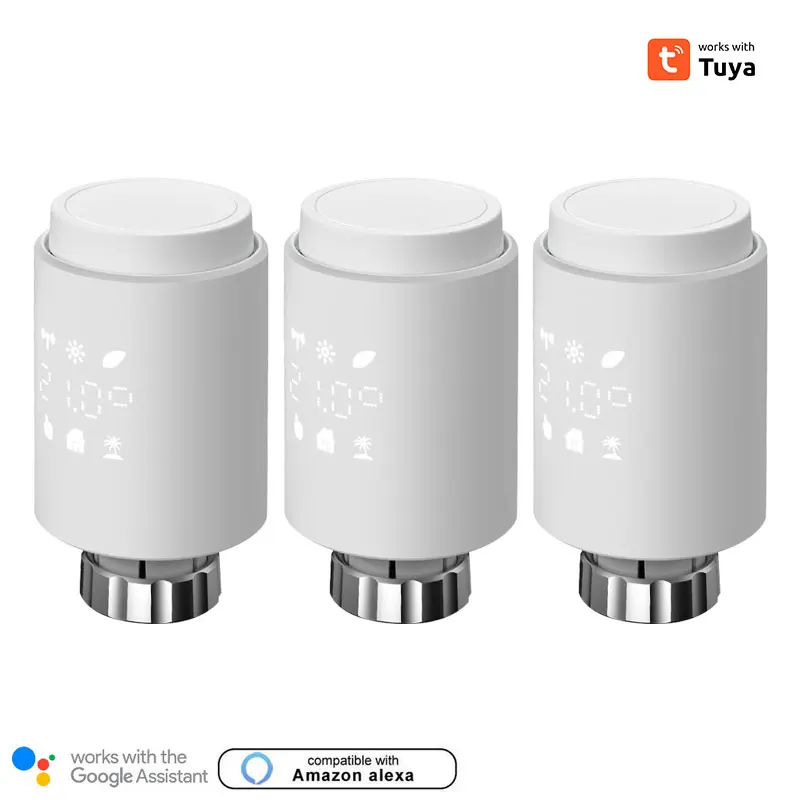 Умный привод радиатора Tuya ZigBee TRV, программируемый термостатический клапан радиатора, приложение, дистанционный контроллер температуры, поддержка Alexa
Умный привод радиатора Tuya ZigBee TRV, программируемый термостатический клапан радиатора, приложение, дистанционный контроллер температуры, поддержка Alexa