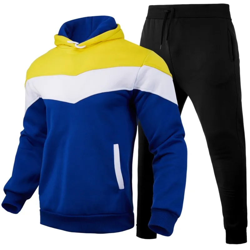 2025 Men's Color-blocking Fashion Slim Fit Hoodie Suit Simple Casual Hooded Travel Sports Casual Jacket Autumn And Winter
2025 Men's Color-blocking Fashion Slim Fit Hoodie Suit Simple Casual Hooded Travel Sports Casual Jacket Autumn And Winter