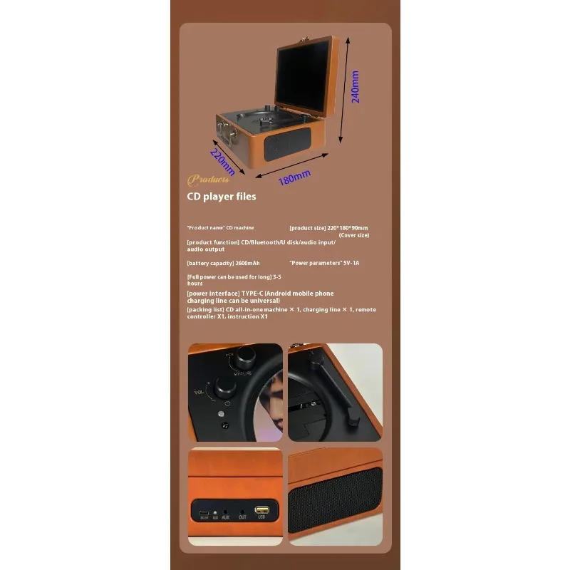 Hooqu New Design Professional Music Album Optical Disk Wireless Speakers Stylish Home Audio Setup Cd Playerm
Hooqu New Design Professional Music Album Optical Disk Wireless Speakers Stylish Home Audio Setup Cd Playerm