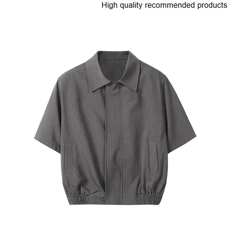 Streetwear Korean Men Vintage Japanese Fashion Loose Causal Short Sleeve Zipper Shirt Style Jacket Summer Coat
Streetwear Korean Men Vintage Japanese Fashion Loose Causal Short Sleeve Zipper Shirt Style Jacket Summer Coat