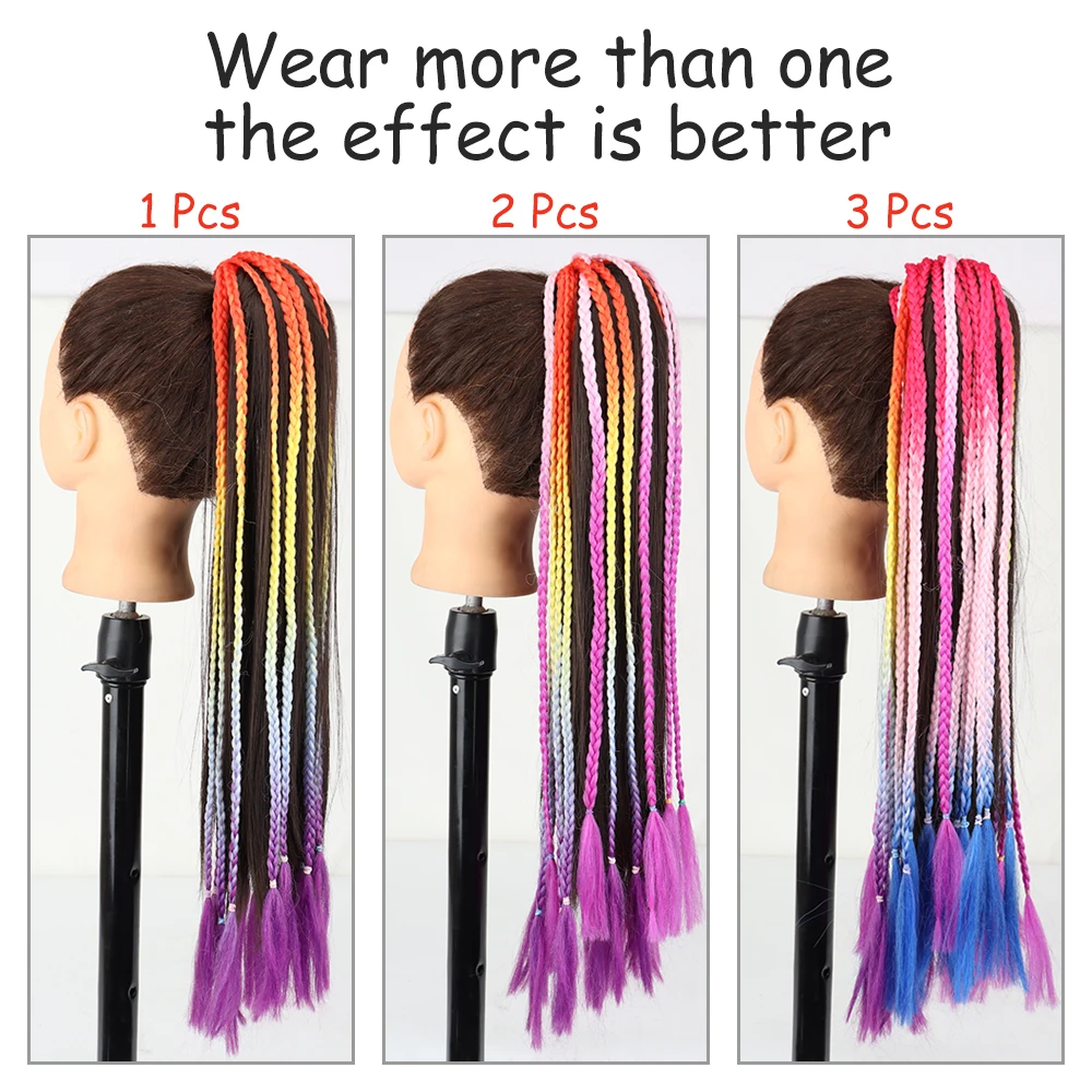 AZQUEEN Synthetic Gradient Color Dirty Braided Ponytail 60CM Elastic Rubber Band Braiding Pony Tail Hair Extensions For Girls faux locs crochet hair passion twist hair braids
AZQUEEN Synthetic Gradient Color Dirty Braided Ponytail 60CM Elastic Rubber Band Braiding Pony Tail Hair Extensions For Girls faux locs crochet hair passion twist hair braids