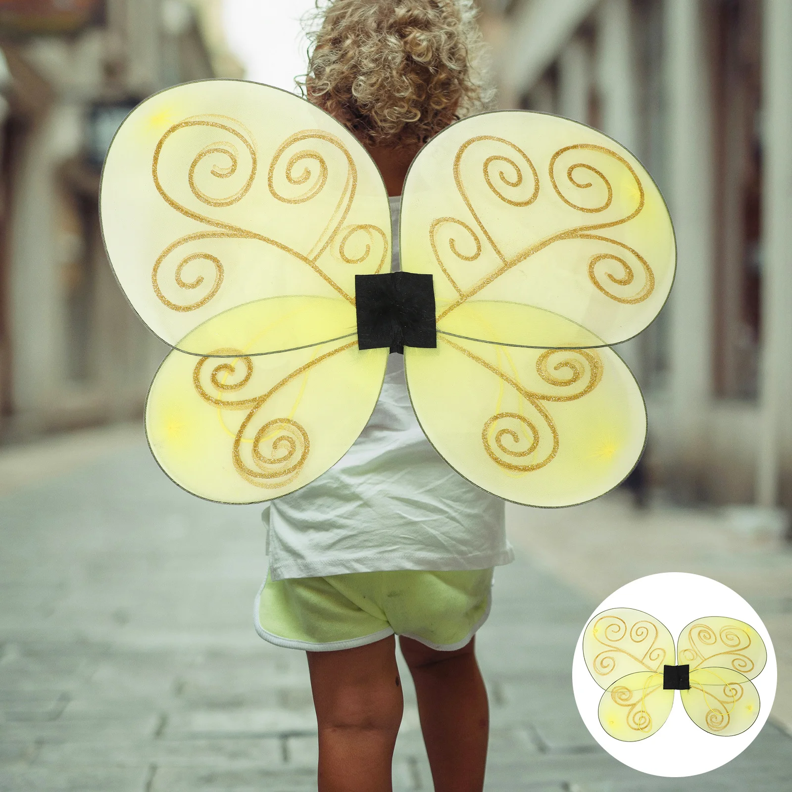 Comfortable Yellow Bee Wings for Halloween Costume Accessories Fairy Party Favors Dress-Up Props
Comfortable Yellow Bee Wings for Halloween Costume Accessories Fairy Party Favors Dress-Up Props