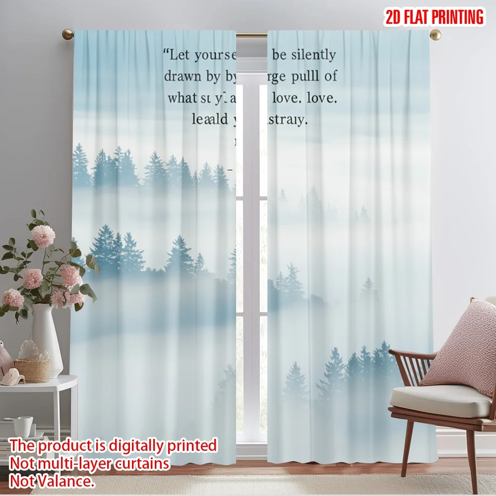 2pcs 2D flat printing Curtains Misty Pine Forest Fabric Without Electricity Birthday Party Use for Entryway Room Parties
2pcs 2D flat printing Curtains Misty Pine Forest Fabric Without Electricity Birthday Party Use for Entryway Room Parties