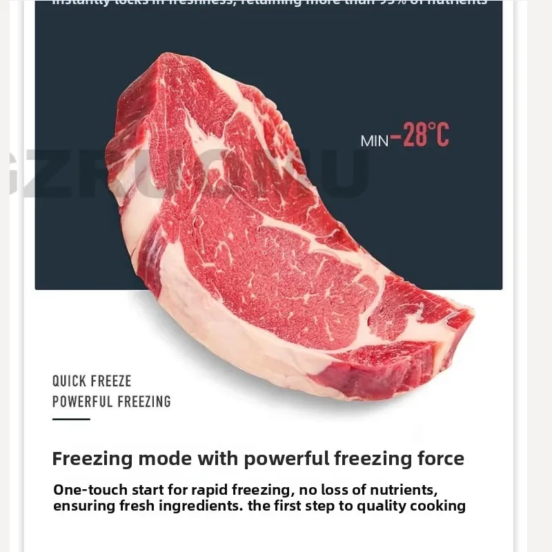Commercial Large Capacity Freezer Refrigerator Refrigerated Display Cabinet 0 ~ -28°C Transparent Glass Freezer Tank Customized
Commercial Large Capacity Freezer Refrigerator Refrigerated Display Cabinet 0 ~ -28°C Transparent Glass Freezer Tank Customized