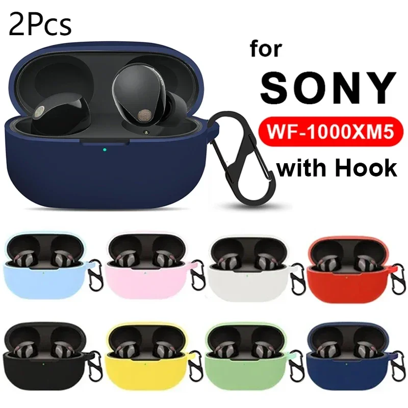 2pcs Silicone Protective Case For SONY WF-1000XM5 Earphone Cover Protector Charging Box Cover For SONY WF 1000 XM5 Soft Shell 20
2pcs Silicone Protective Case For SONY WF-1000XM5 Earphone Cover Protector Charging Box Cover For SONY WF 1000 XM5 Soft Shell 20