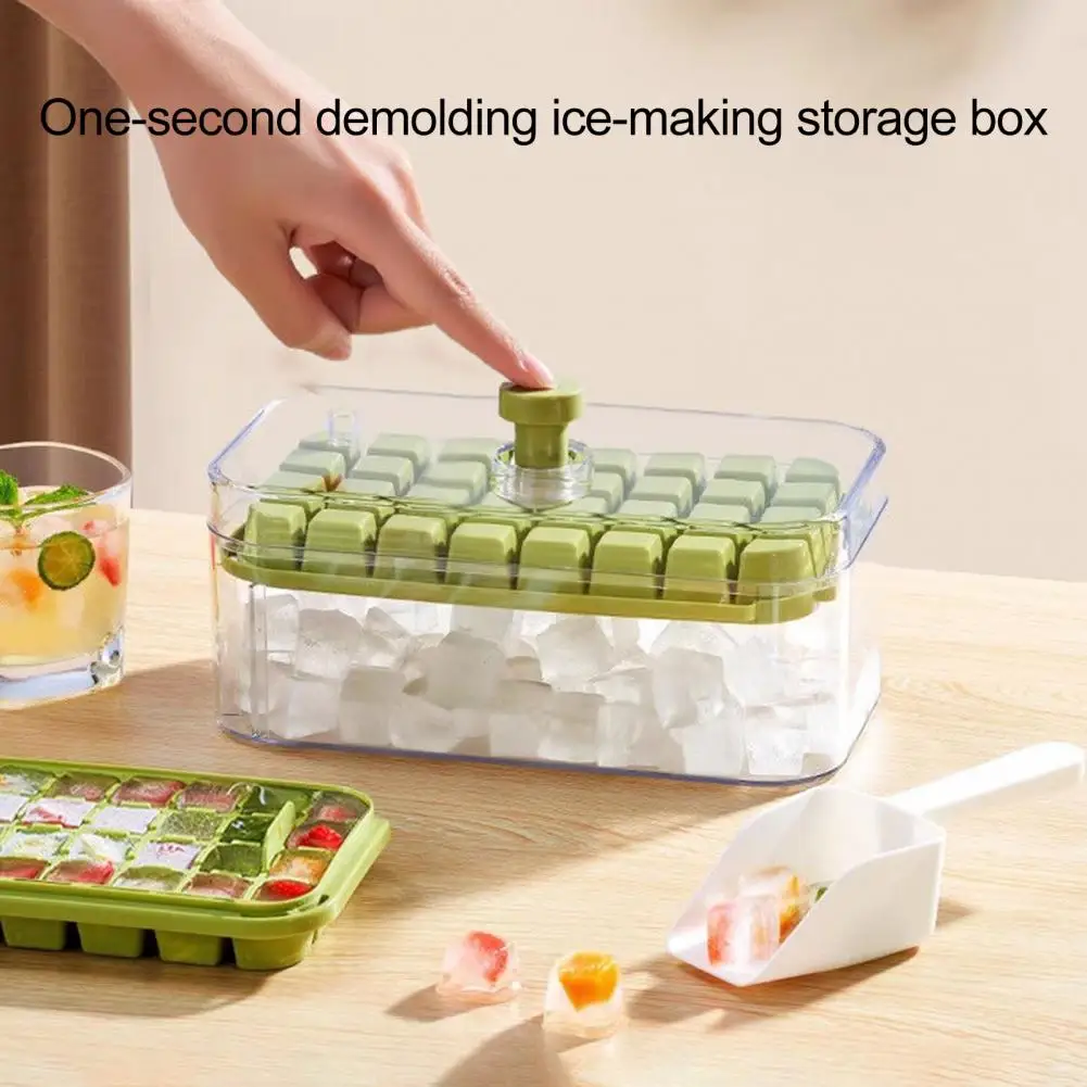 Cocktail Ice Tray Ice Cube Mold Tray Silicone Ice Cube Tray Set with Shovel Lid 34 Grids Mold for Whiskey Cocktail Family
Cocktail Ice Tray Ice Cube Mold Tray Silicone Ice Cube Tray Set with Shovel Lid 34 Grids Mold for Whiskey Cocktail Family