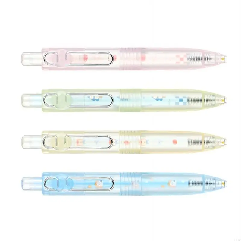 4Pcs Retractable Exam Pen Black Gel Smooth Glides Press Mechanism Design
4Pcs Retractable Exam Pen Black Gel Smooth Glides Press Mechanism Design