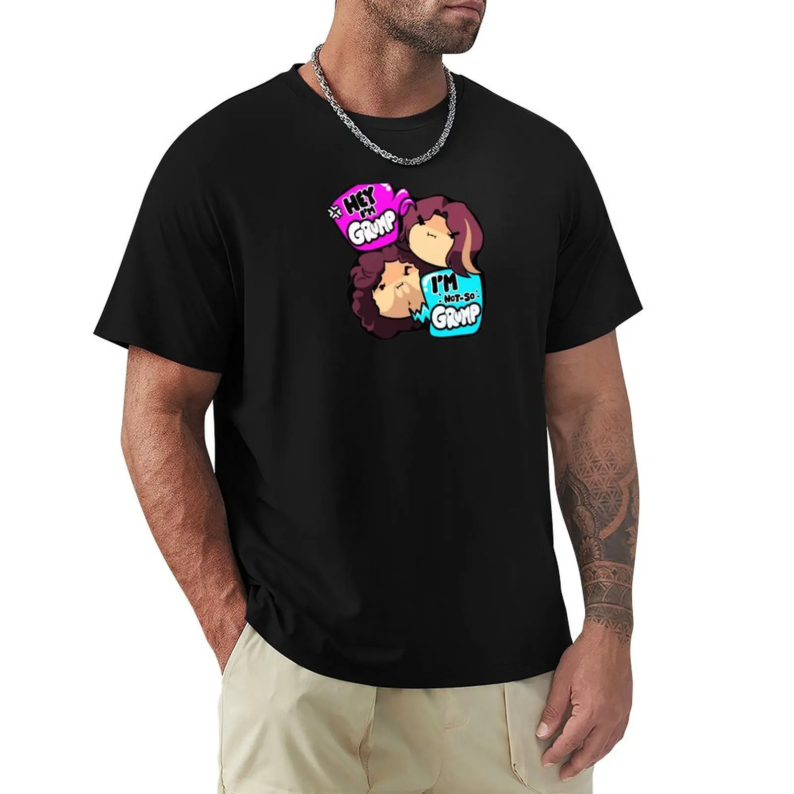 Game Grumps Hey Im-Grump T-Shirt summer shirt vintage clothes Blouse plain black t shirts men
Game Grumps Hey Im-Grump T-Shirt summer shirt vintage clothes Blouse plain black t shirts men
