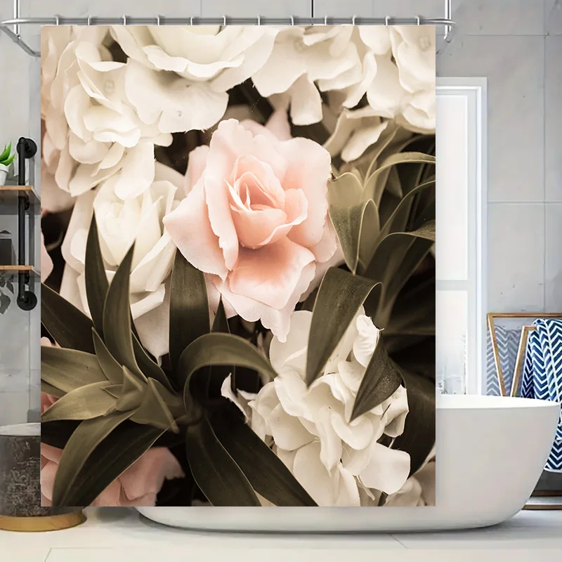 Винтажный цветочный декор, занавеска для душа, современная льняная занавеска для ванной комнаты, розовый пион, дизайн для украшения дома, белый набор фонов для ванны
Винтажный цветочный декор, занавеска для душа, современная льняная занавеска для ванной комнаты, розовый пион, дизайн для украшения дома, белый набор фонов для ванны