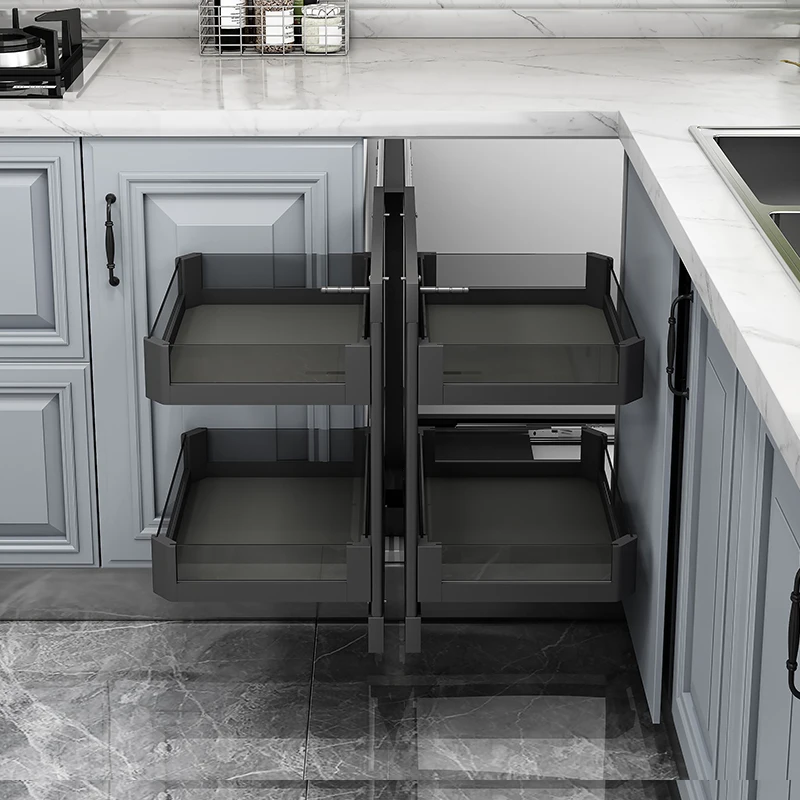 Corner pull basket kitchen cabinet storage rack corner
Corner pull basket kitchen cabinet storage rack corner