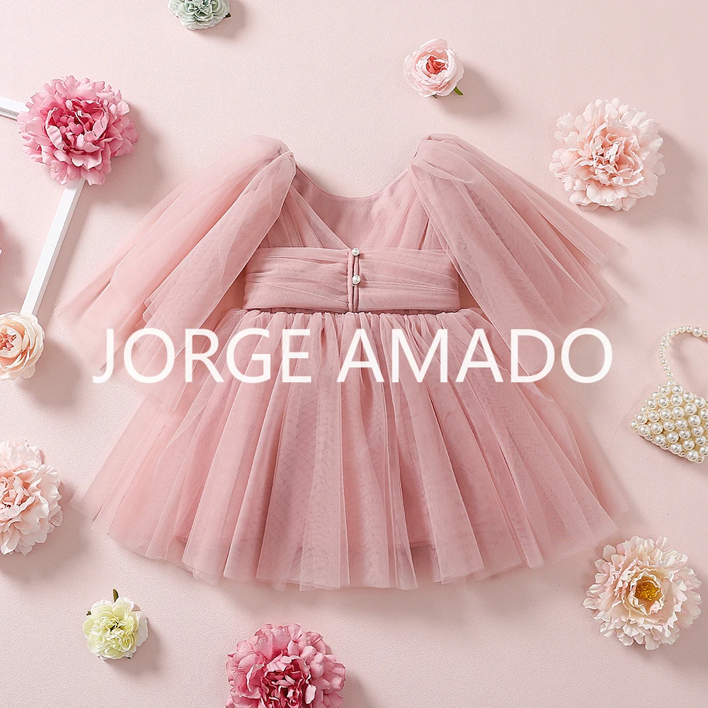 Kids Girls Summer Princess Dress Toddler Puff Sleeve V Neck Tulle Tutu Dresses Wedding Flower Girl Birthday Clothes E70032-7
Kids Girls Summer Princess Dress Toddler Puff Sleeve V Neck Tulle Tutu Dresses Wedding Flower Girl Birthday Clothes E70032-7