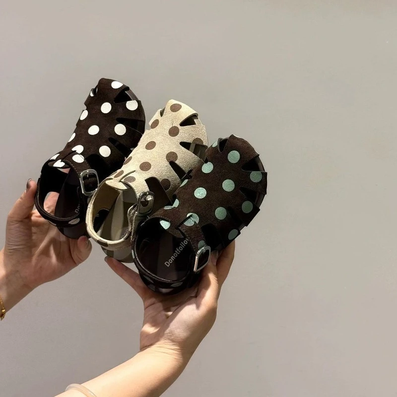 2026 New Kids Summer Sandals Toddler Polka Dot Platform Girls Hollow-out Sandals Closed Toe Breathable Children Outdoor Sandals
2026 New Kids Summer Sandals Toddler Polka Dot Platform Girls Hollow-out Sandals Closed Toe Breathable Children Outdoor Sandals