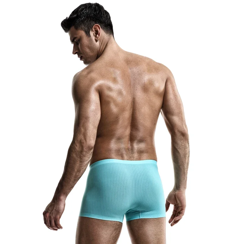 5PCSMen's underwear is antibacterial, breathable and traceless. Summer thin four-cornered ice silk flat pants, shorts, and trend
5PCSMen's underwear is antibacterial, breathable and traceless. Summer thin four-cornered ice silk flat pants, shorts, and trend