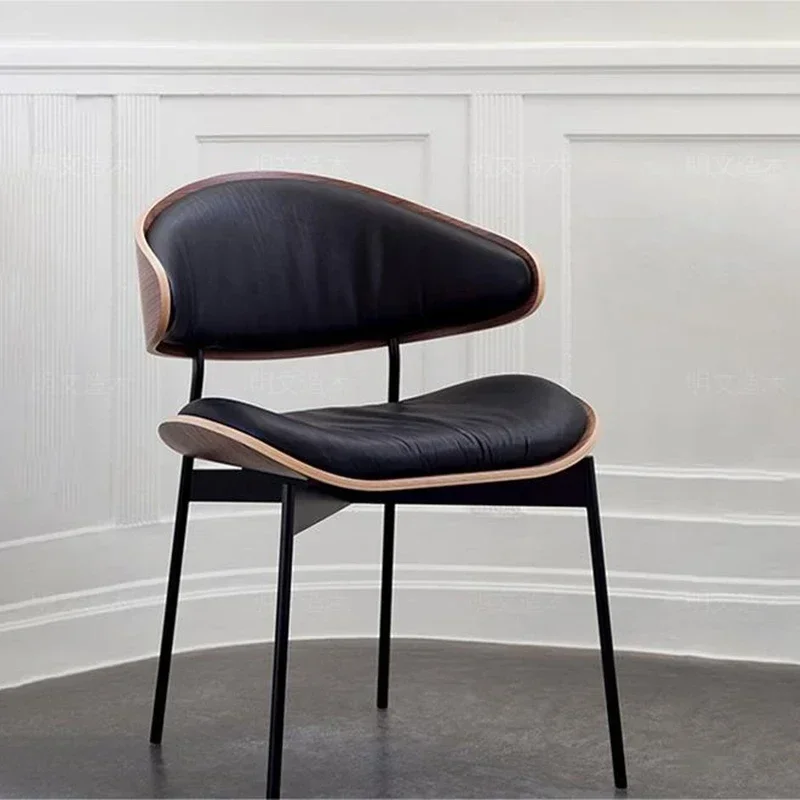 Solid Leather Dining Chair Study Room Casual Design Model Italian Furniture Simple Sofa Chair
Solid Leather Dining Chair Study Room Casual Design Model Italian Furniture Simple Sofa Chair