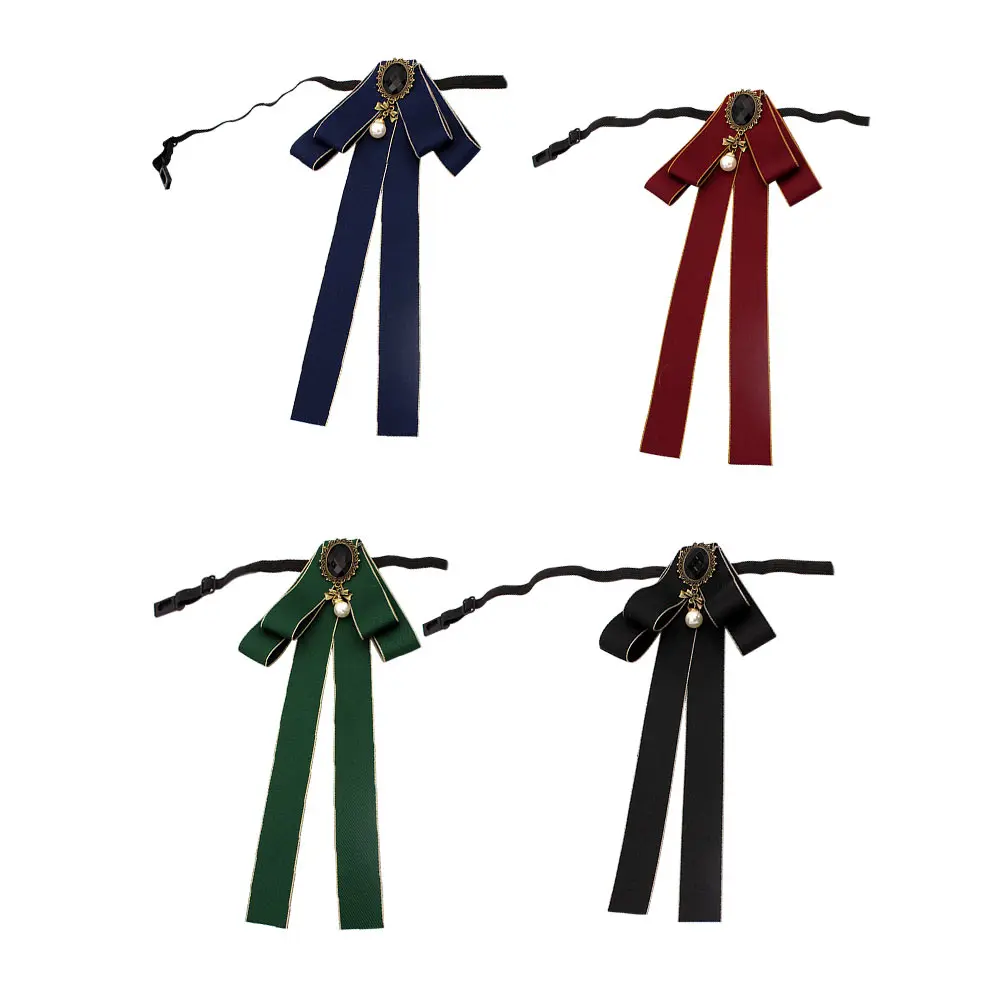 4PCS Lady Tie Bow Necktie Pearl Accessory Women Suits Tie School Bowtie Polyester Smooth Comfortable Breathable
4PCS Lady Tie Bow Necktie Pearl Accessory Women Suits Tie School Bowtie Polyester Smooth Comfortable Breathable