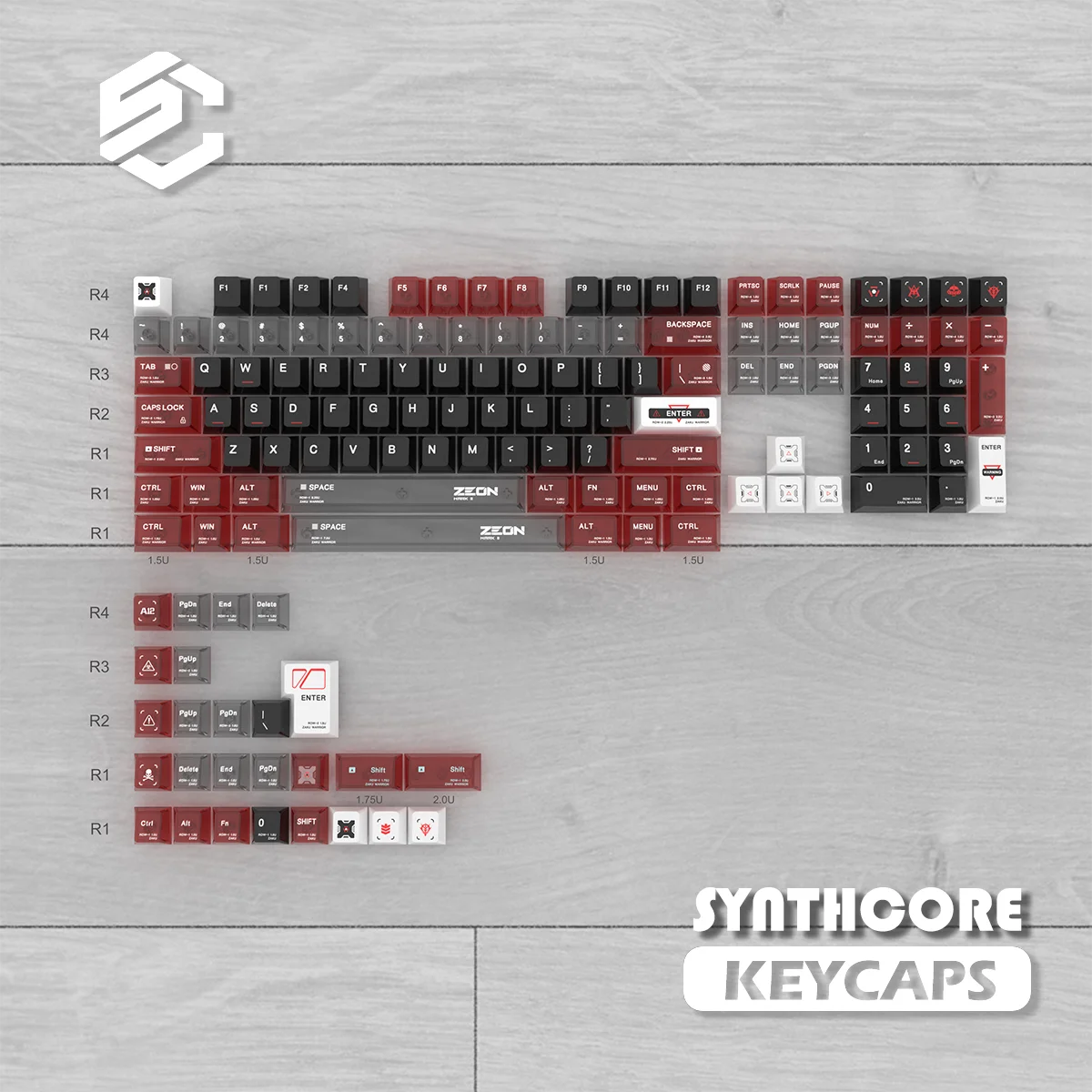 130 Keys ZAKU Theme Keycaps PBT Key Cap Chreey High Keycaps Game Customized Keyboard Keycaps Wooting Magnetic Axis Night Demon
130 Keys ZAKU Theme Keycaps PBT Key Cap Chreey High Keycaps Game Customized Keyboard Keycaps Wooting Magnetic Axis Night Demon