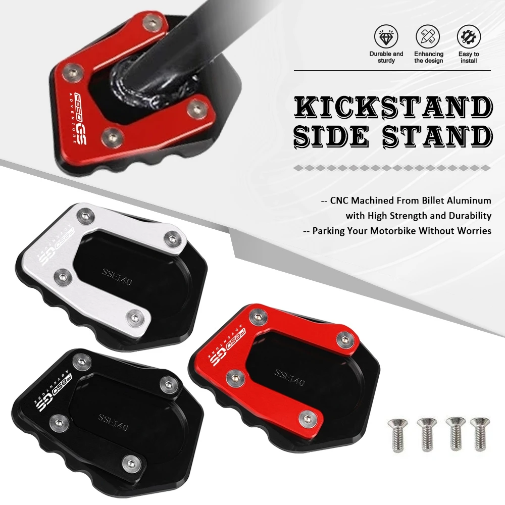 For BMW F850 GS ADVENTURE F850GS 2018-2023 Motorcycle Kickstand Extender Foot Side Extension Pad Support Plate Enlarged Base
For BMW F850 GS ADVENTURE F850GS 2018-2023 Motorcycle Kickstand Extender Foot Side Extension Pad Support Plate Enlarged Base