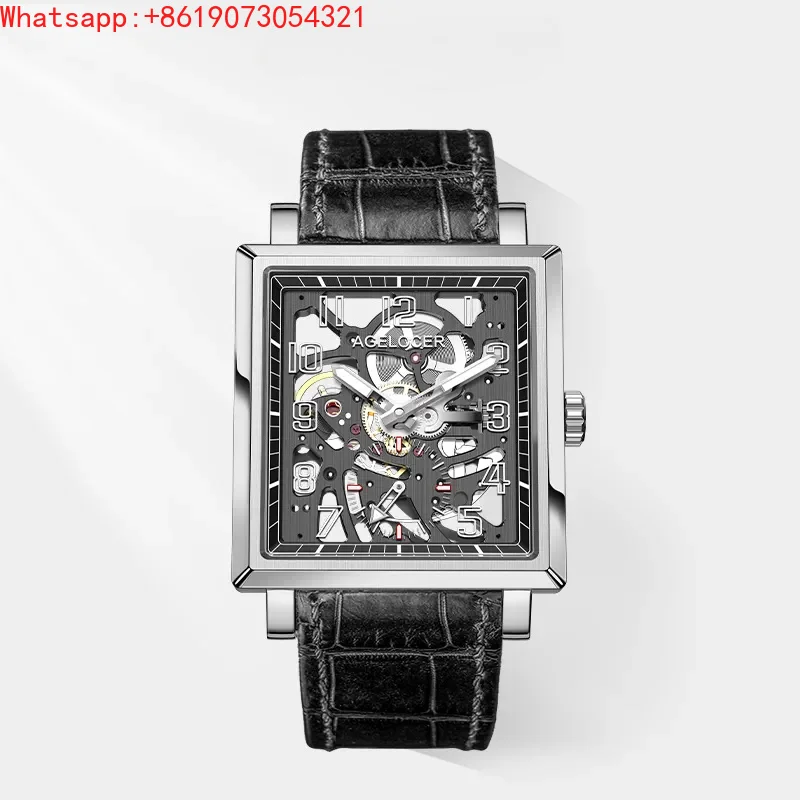 The Great Qin EmpireAGELOCER Original Codex Men's Square Niche Hollow Mechanical Watch
The Great Qin EmpireAGELOCER Original Codex Men's Square Niche Hollow Mechanical Watch