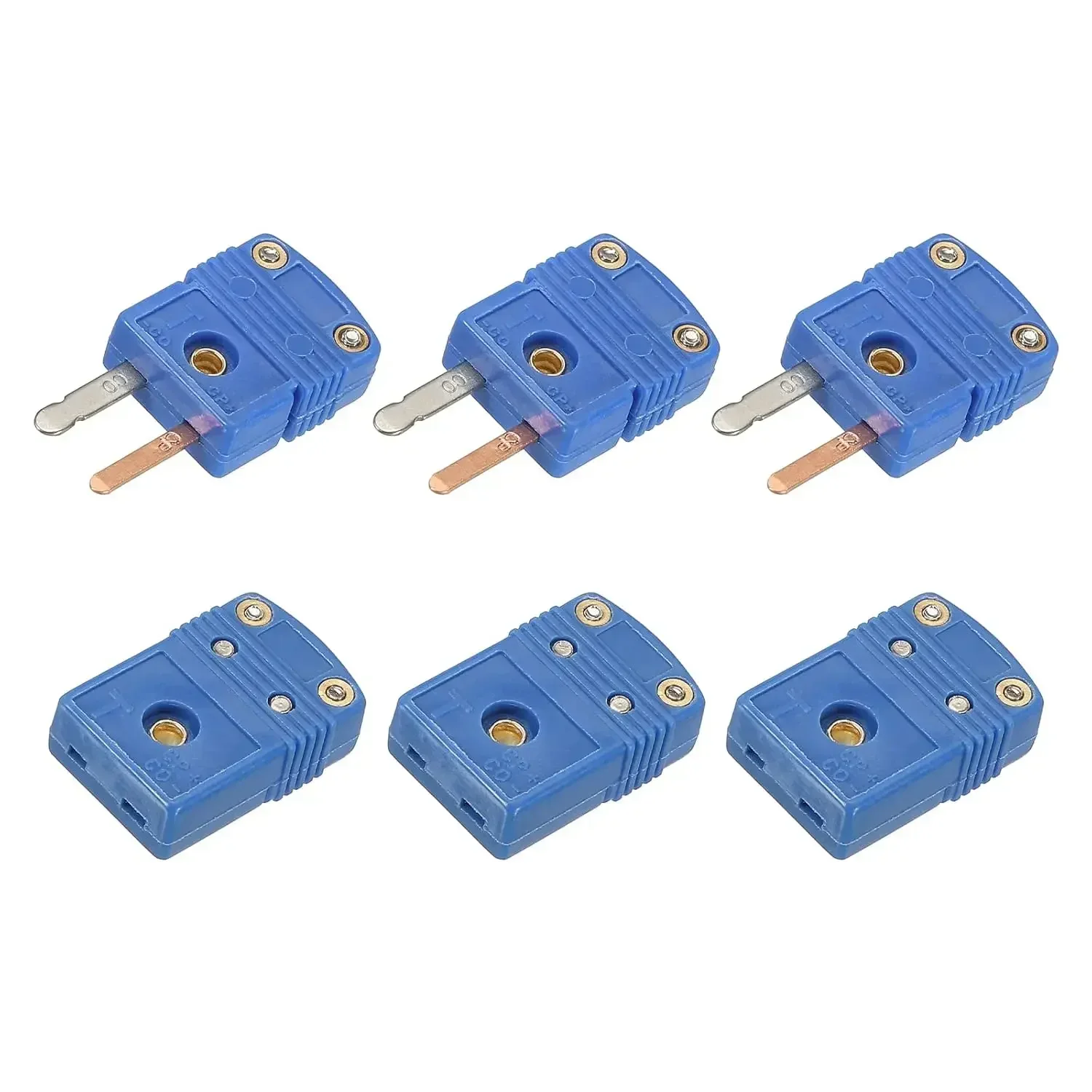 2setsMini T Type Thermocouple Wire Connectors Plug Adapter smpw High Temperature 220°C(428°F) for Thermocouple Sensor Probe
2setsMini T Type Thermocouple Wire Connectors Plug Adapter smpw High Temperature 220°C(428°F) for Thermocouple Sensor Probe