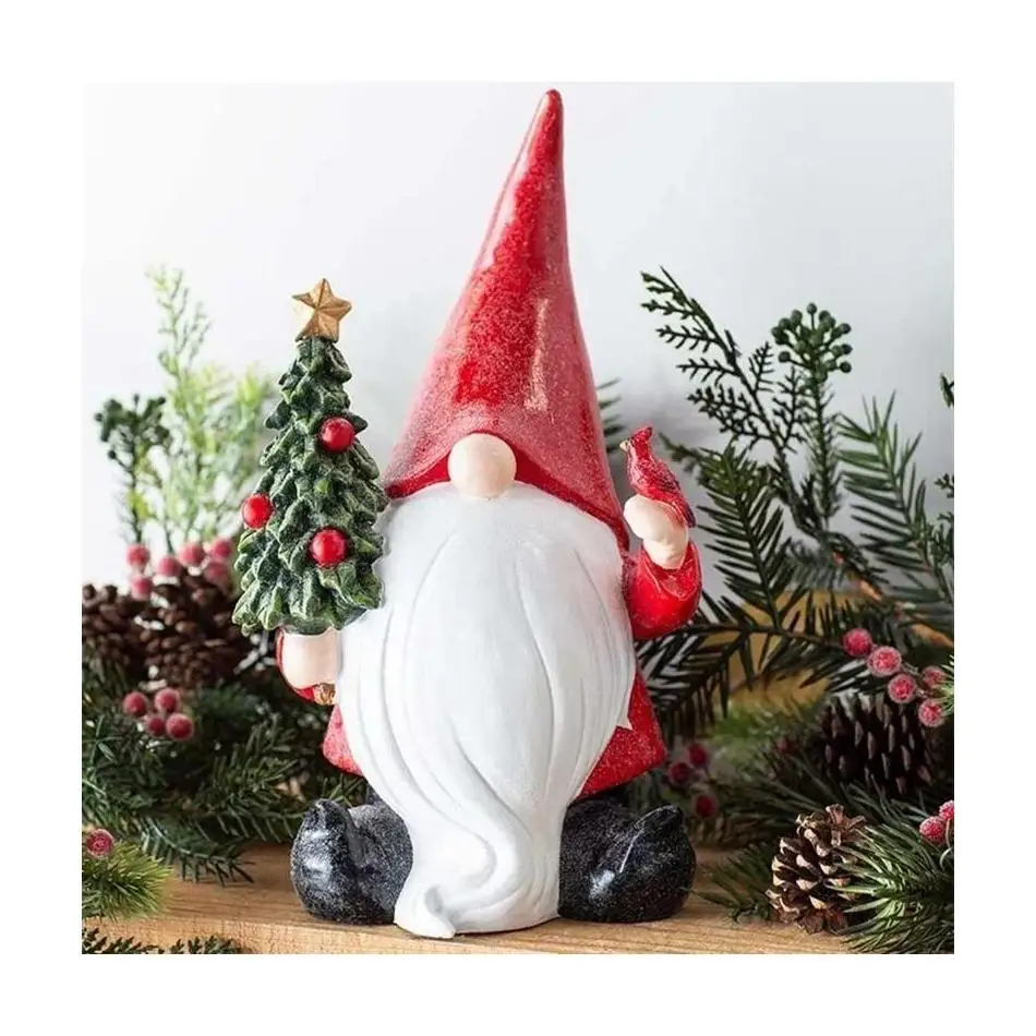 Gnome Holding Christmas Tree Ornaments Garden Microlandscape Decor Resin Crafts Santa Claus Statue Christmas Home Decoration 
Gnome Holding Christmas Tree Ornaments Garden Microlandscape Decor Resin Crafts Santa Claus Statue Christmas Home Decoration
