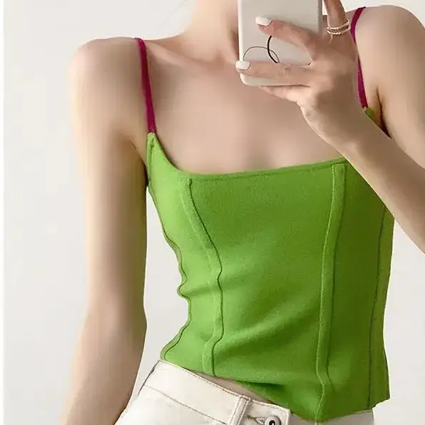 Explosions Design Sense Of Contrast Bottoming Bra Padding Elasticity Vests New 2024 Sexy Women Summer Tank Crop Short Tops
Explosions Design Sense Of Contrast Bottoming Bra Padding Elasticity Vests New 2024 Sexy Women Summer Tank Crop Short Tops