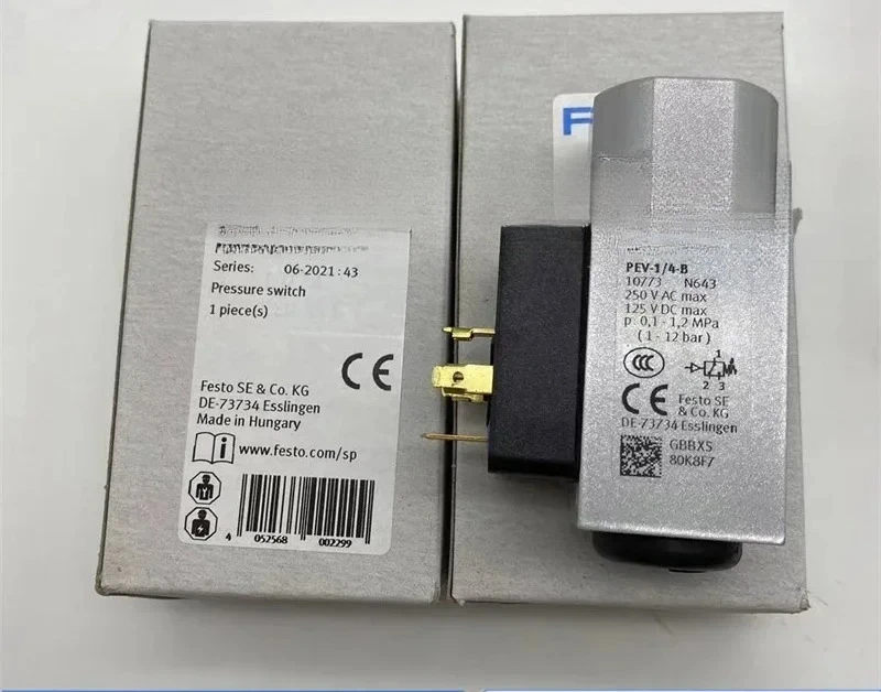 PEV-1/4-B 10773 PEV-1/4-B-OD 175250 PEV-1/4-SC-OD 161760 PEV-1/4-B-M12 192488 VPEV-1/8 150261 VPEV-1/8-M12 192489 Switch
PEV-1/4-B 10773 PEV-1/4-B-OD 175250 PEV-1/4-SC-OD 161760 PEV-1/4-B-M12 192488 VPEV-1/8 150261 VPEV-1/8-M12 192489 Switch