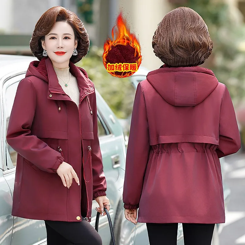 Autumn/Winter Windbreaker Overcoat Parka Plus Velvet Padded Down Cotton-Padded Jacket Long Cotton-Padded Coat Ladies
Autumn/Winter Windbreaker Overcoat Parka Plus Velvet Padded Down Cotton-Padded Jacket Long Cotton-Padded Coat Ladies
