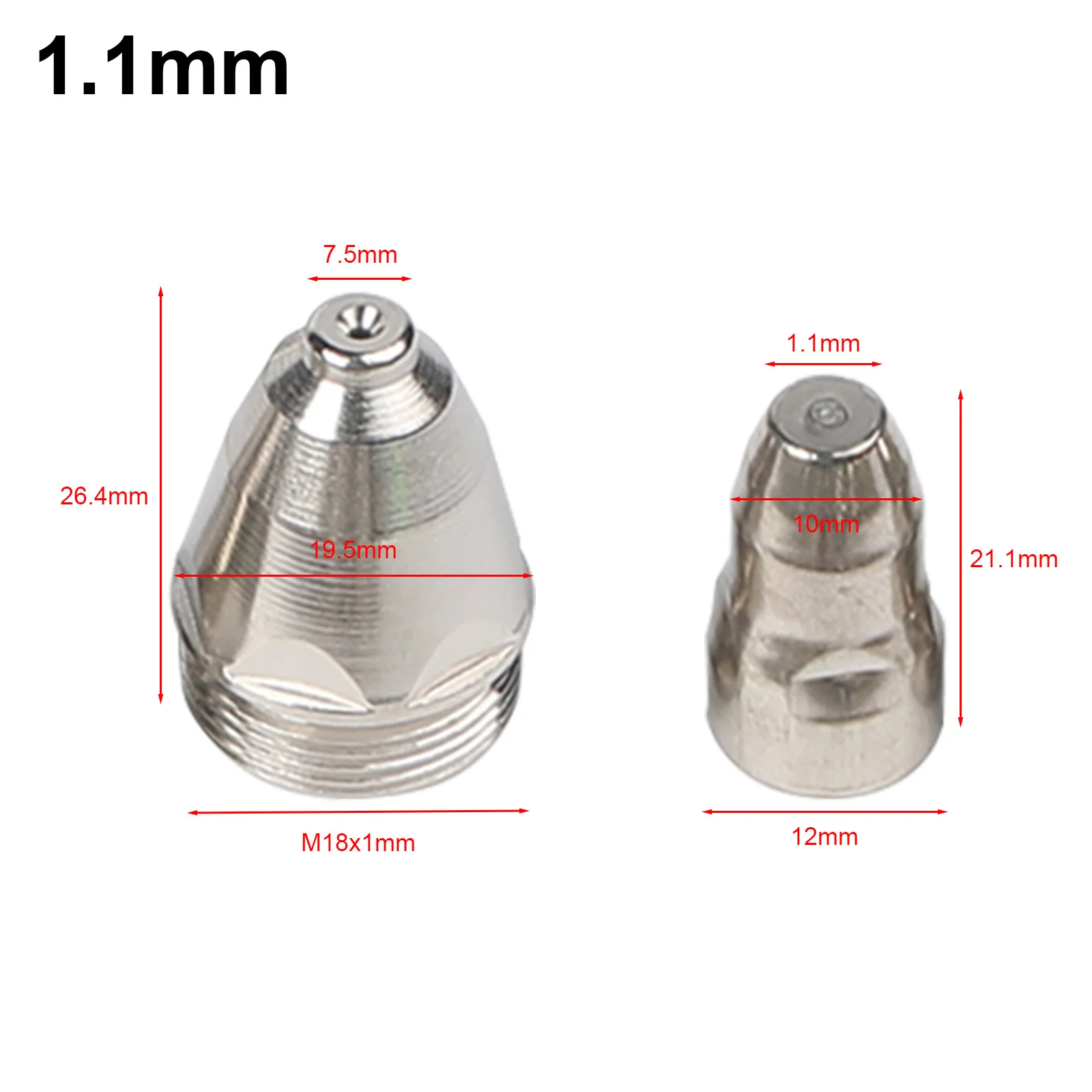 100PCS Plasma Electrode Plasma Nozzle For CUT-70 CUT-80 CUT-100 And CUT-120 Plasma Cutting Machine For Air Plasma Cutting
100PCS Plasma Electrode Plasma Nozzle For CUT-70 CUT-80 CUT-100 And CUT-120 Plasma Cutting Machine For Air Plasma Cutting