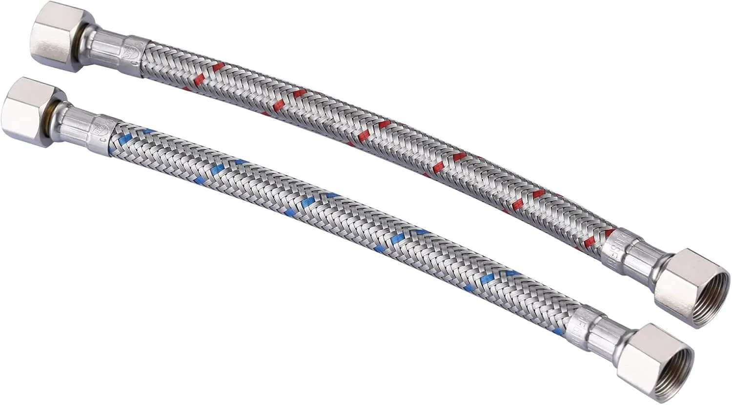 3/8" to 3/8" Faucet Supply Lines, 9" Stainless Steel Braided Hose, 1 Pair for Kitchen Bathroom Sink
3/8" to 3/8" Faucet Supply Lines, 9" Stainless Steel Braided Hose, 1 Pair for Kitchen Bathroom Sink