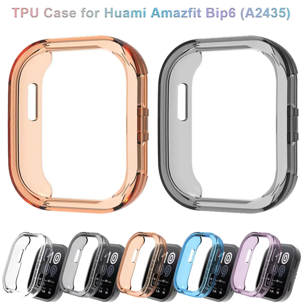TPU Protective Case for Huami Amazfit Bip6 (A2435) Anti-Drop Soft Screen Bumper Shell Cover for Amazfit Bip 6
TPU Protective Case for Huami Amazfit Bip6 (A2435) Anti-Drop Soft Screen Bumper Shell Cover for Amazfit Bip 6