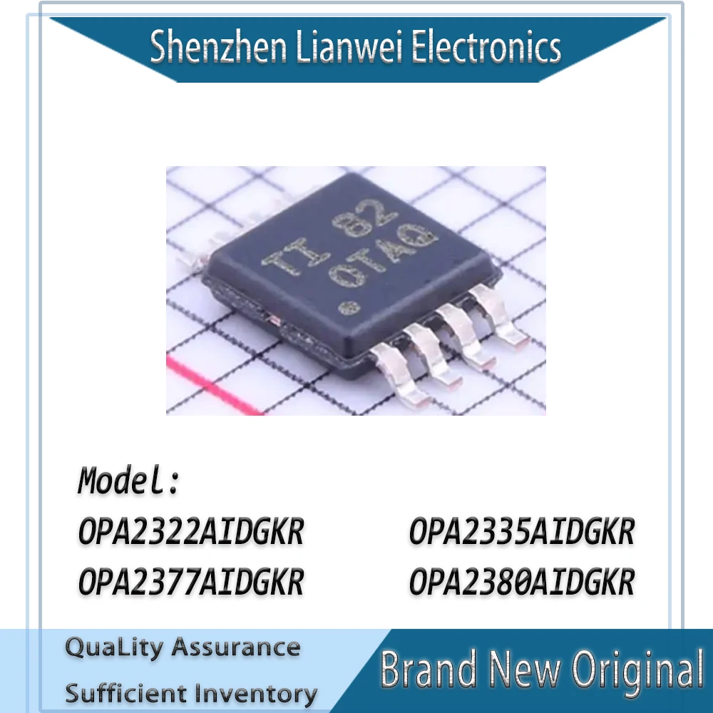 100% New Original OPA2322AIDGKR OOZI OPA2335AIDGKR 96ME OPA2377AIDGKR OTAQ OPA2380AIDGKR 2A82 IC Chipset VSSOP-8
100% New Original OPA2322AIDGKR OOZI OPA2335AIDGKR 96ME OPA2377AIDGKR OTAQ OPA2380AIDGKR 2A82 IC Chipset VSSOP-8