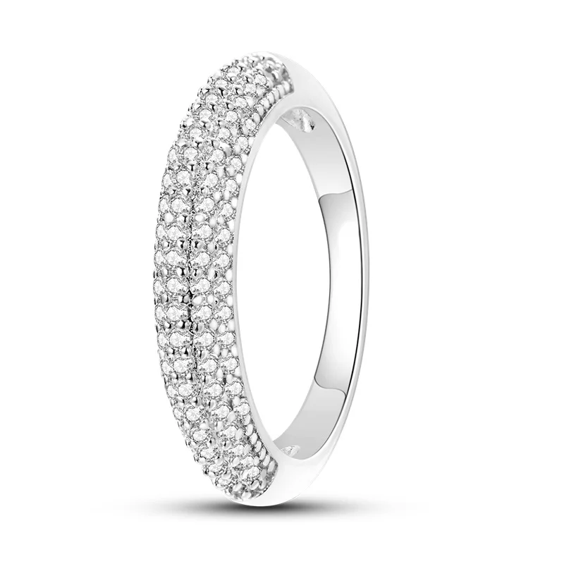 Original 925 Sterling Silver Sparkling Dense Set Sparkling Zircon Rings For Women Exquisite Wedding Engagement Jewelry Gifts
Original 925 Sterling Silver Sparkling Dense Set Sparkling Zircon Rings For Women Exquisite Wedding Engagement Jewelry Gifts