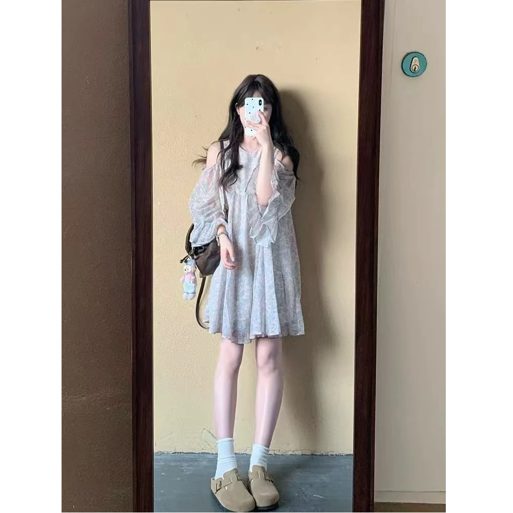 Floral Design Off-oulder Loose Cute ort Skirt Dr Spring Autumn Seasonal A-Line Silhouette Commute Sle Polyester Fiber
Floral Design Off-oulder Loose Cute ort Skirt Dr Spring Autumn Seasonal A-Line Silhouette Commute Sle Polyester Fiber