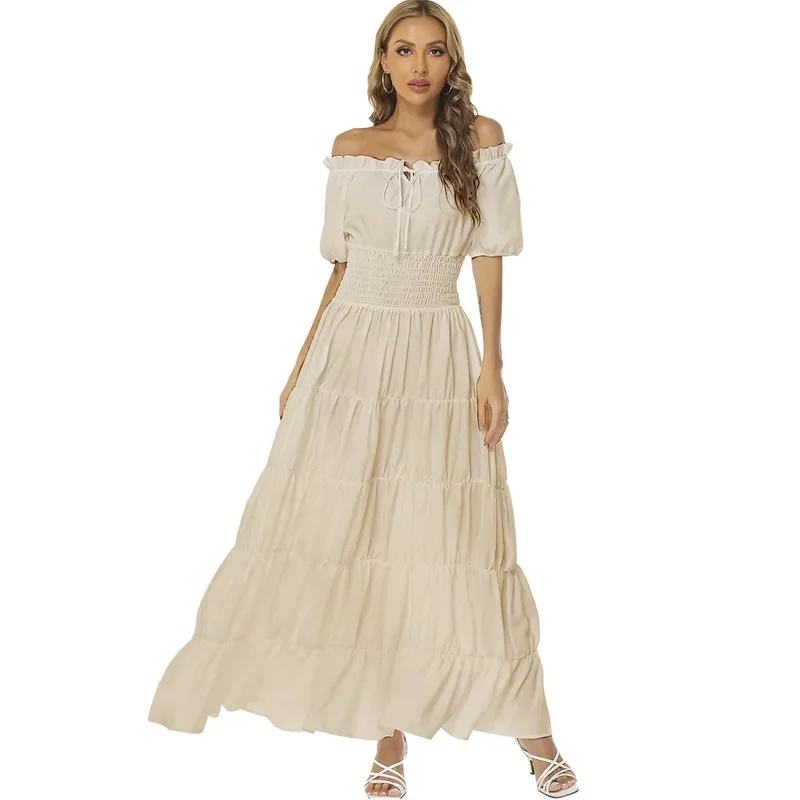 ❤2026✚Halloween Medieval Renaissance Long Elegant Boho Off Shoulder Smocked Waist Retro Costume Gown Carnival Dress Up Party◀
❤2026✚Halloween Medieval Renaissance Long Elegant Boho Off Shoulder Smocked Waist Retro Costume Gown Carnival Dress Up Party◀