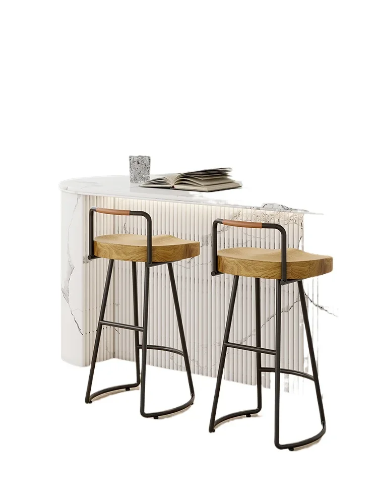 Bar Chair Modern Simple Leisure Bar Chair Nordic Solid Wood Home Dining Stool Front Desk Chair Coffee Milk Tea High Stool
Bar Chair Modern Simple Leisure Bar Chair Nordic Solid Wood Home Dining Stool Front Desk Chair Coffee Milk Tea High Stool