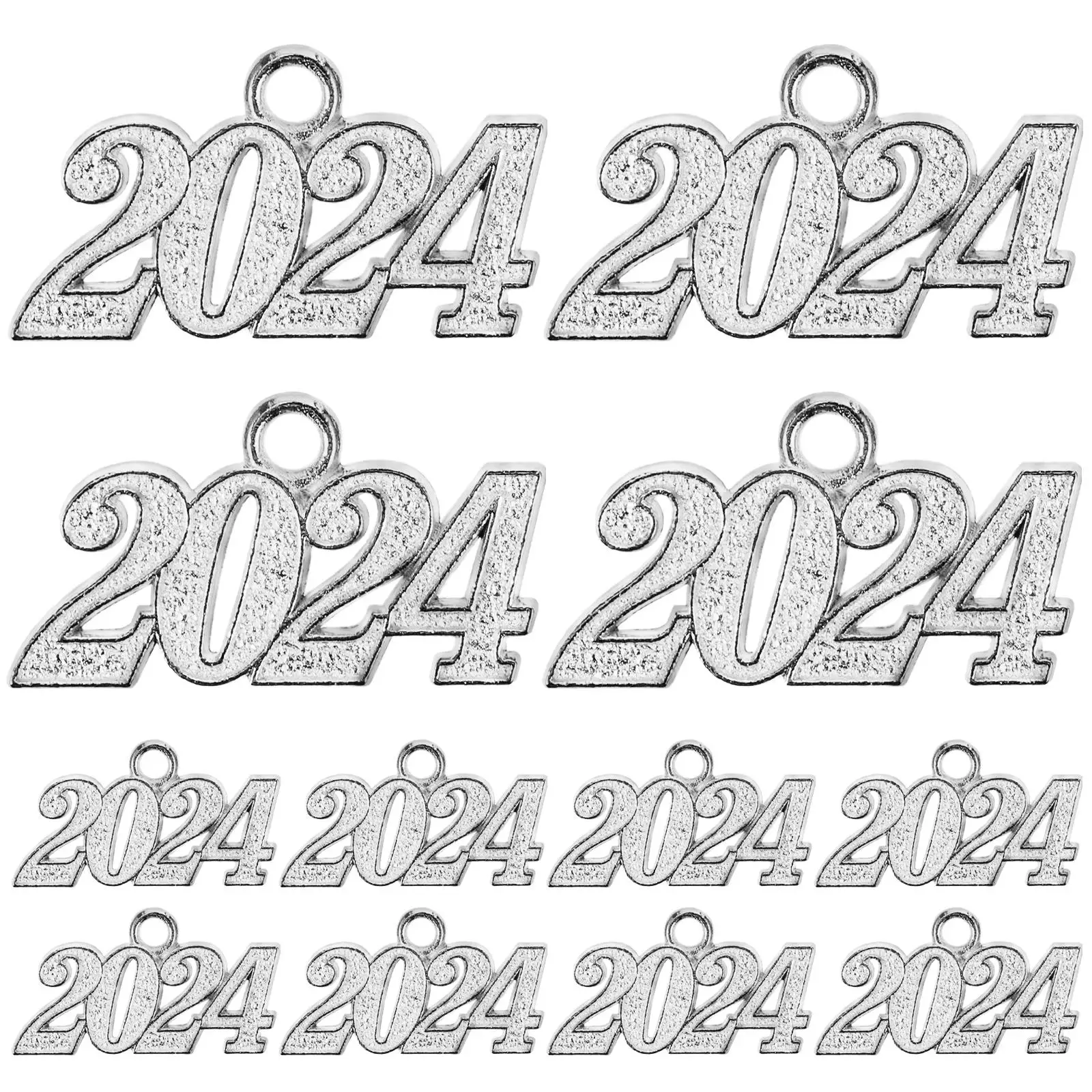 50pcs 2024 Pendants Graduation Signs Alloy Jewelry Making Charms For Necklace Making Bracelet Necklace Accessories Silver Color
50pcs 2024 Pendants Graduation Signs Alloy Jewelry Making Charms For Necklace Making Bracelet Necklace Accessories Silver Color