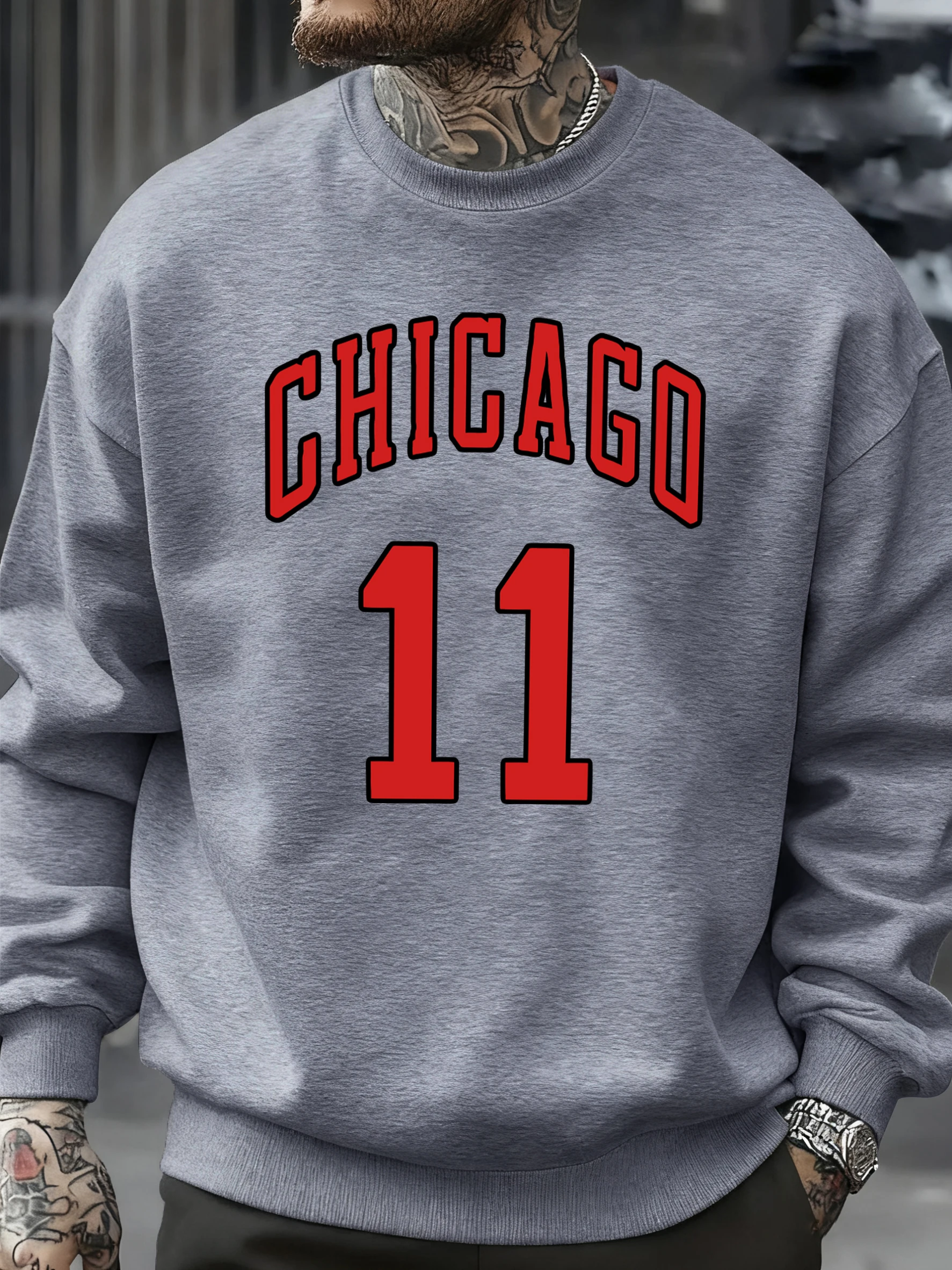 Мужская зимняя толстовка с красным буквенным принтом Chicago, повседневные свободные флисовые пуловеры с длинными рукавами, унисекс, спортивная уличная одежда с круглым вырезом
Мужская зимняя толстовка с красным буквенным принтом Chicago, повседневные свободные флисовые пуловеры с длинными рукавами, унисекс, спортивная уличная одежда с круглым вырезом
