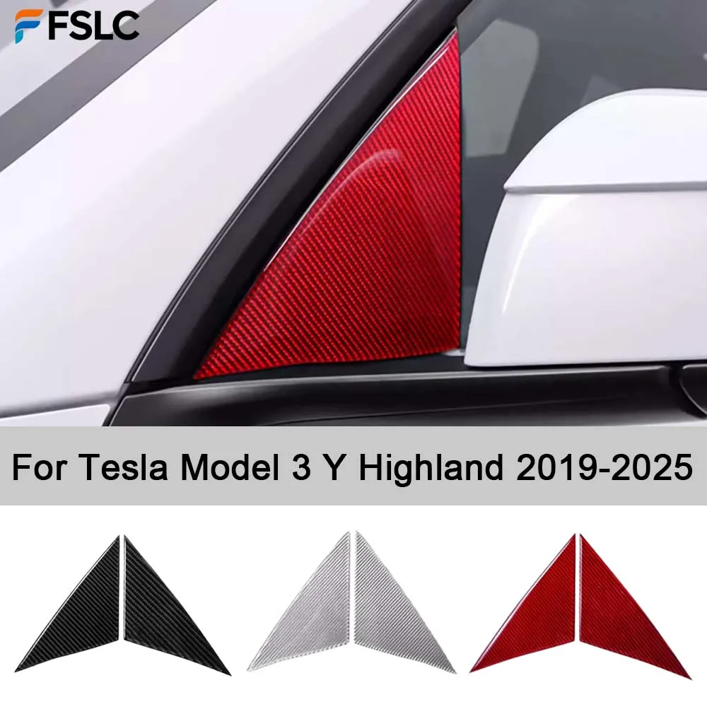 Carbon Fiber A-Pillar Triangle Decor Sticker For Tesla Model 3 Y Highland 2019-2025, Anti-Scratch Car Modified Accessories
Carbon Fiber A-Pillar Triangle Decor Sticker For Tesla Model 3 Y Highland 2019-2025, Anti-Scratch Car Modified Accessories