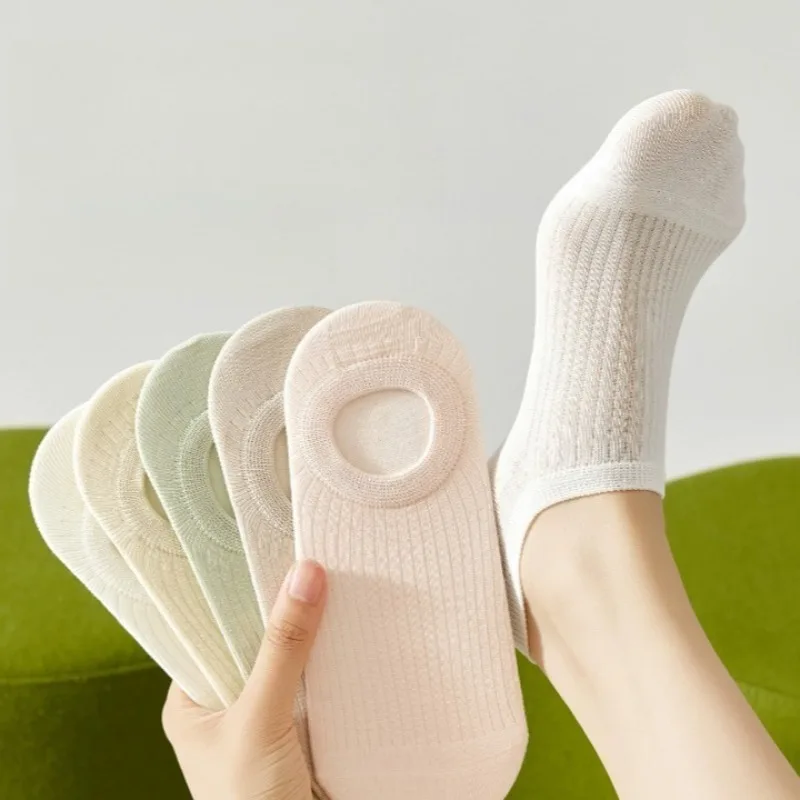 8 Pairs Women's Summer Thin Invisible Anti-slip Antibacterial and Odor-resistant Short Socks Set White No-show Socks for Women
8 Pairs Women's Summer Thin Invisible Anti-slip Antibacterial and Odor-resistant Short Socks Set White No-show Socks for Women