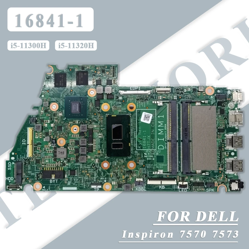 16841-1 For Dell Inspiron 7570 7573 Laptop Motherboard I5-8250U i7-8550U CPU N16S-GTR-S-A2 MX130 940MX 4GB 100% Tested Work
16841-1 For Dell Inspiron 7570 7573 Laptop Motherboard I5-8250U i7-8550U CPU N16S-GTR-S-A2 MX130 940MX 4GB 100% Tested Work