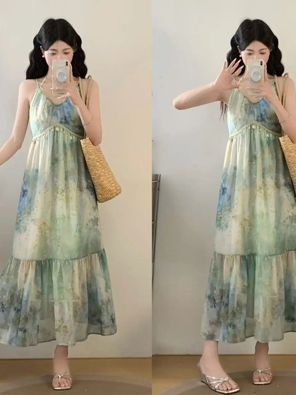 Blue V-Neck Strapless Dress Lazy Style Beach Vacation plus Size Summer 2026 New Fashion Long Dress Comfortable Breathable A-L...
Blue V-Neck Strapless Dress Lazy Style Beach Vacation plus Size Summer 2026 New Fashion Long Dress Comfortable Breathable A-L...