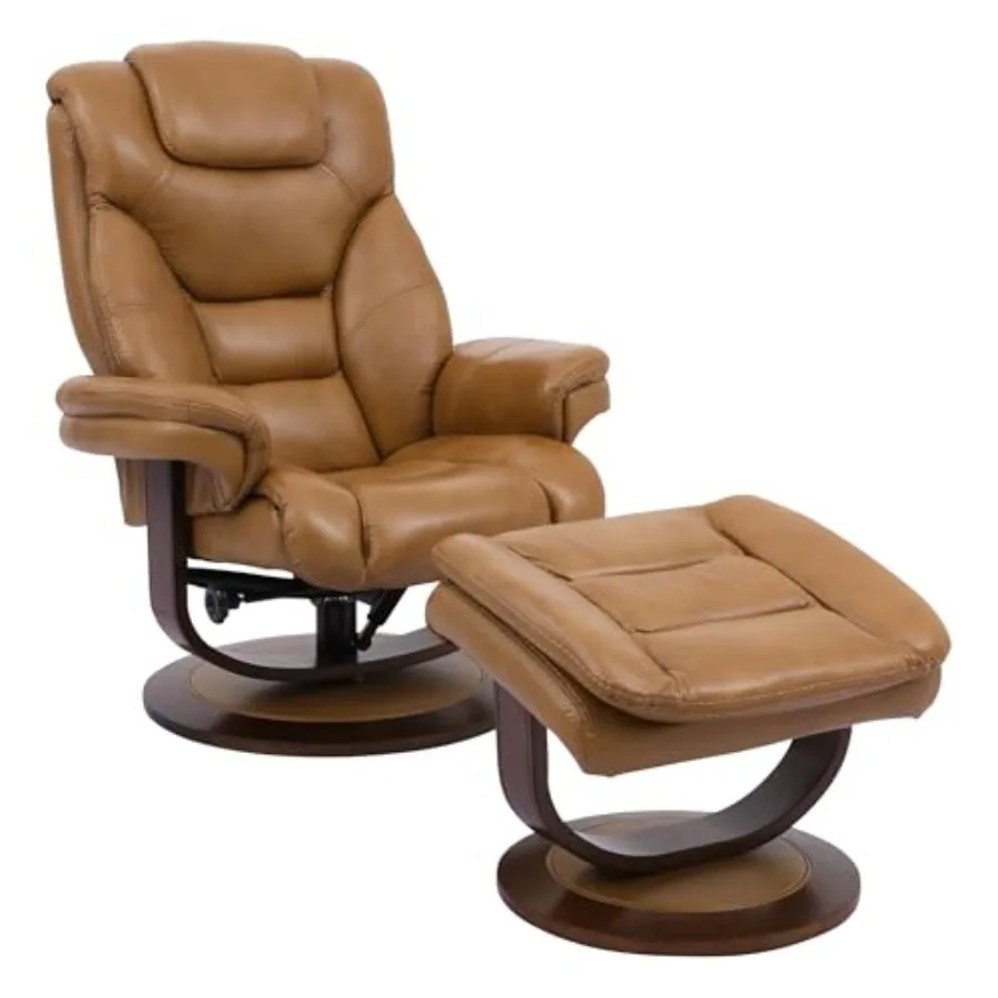 Stressless Recliner with Ottoman in Leather, Manual Swivel Recliner Chair for Living Room Comfort
Stressless Recliner with Ottoman in Leather, Manual Swivel Recliner Chair for Living Room Comfort